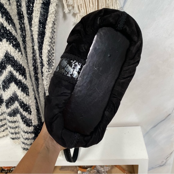 Rare velvet/leather 1950/1960s bag w top handle Made in CANADA - Picture 14 of 16